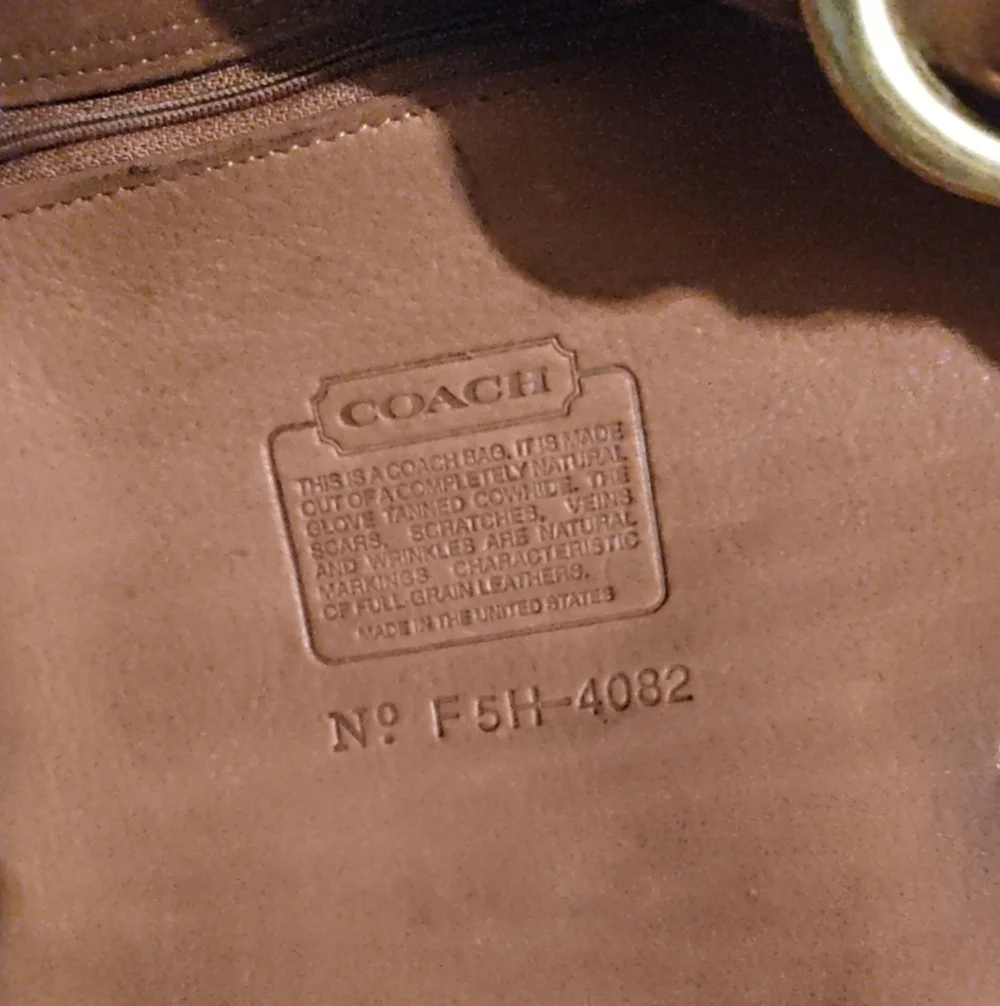 Vintage Coach XL Soho Carryall Weekender Shoulder Tote Bag 4082 British Tan